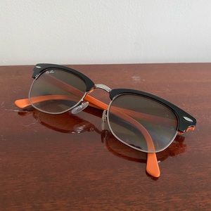 Ray-Ban Clubmaster 2158 Sunglasses - Orange and Black